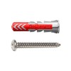 fischer DuoPower 1/4" x 1-3/16" S PH, 50 Plugs &
