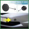 Motoforti Front Bumper Tow Hook Towing Eye Cover 71104-TF0-000 Matte