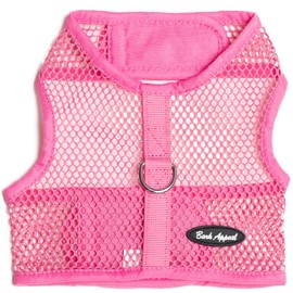 Bark Appeal Netted Wrap N Go Harness - Pink, Medium