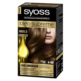 Saint Algue Syoss Colouration Permanent - Oléo Supreme 4-60 - Châtain Doré