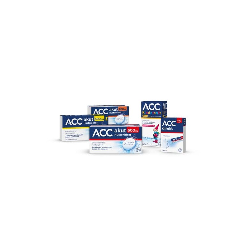ACC Acute 600 mg, 3 x 20 pieces, cough remover