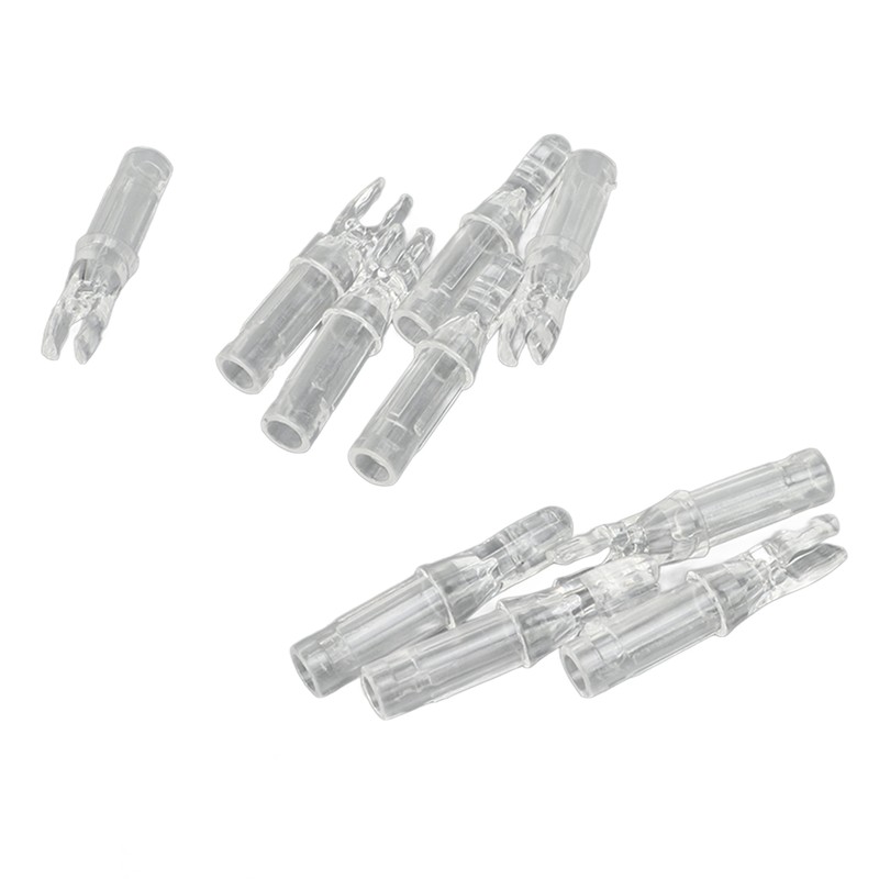 100pcs Archery Arrow Nock Durable Plastic Insert Arrow Nocks Light