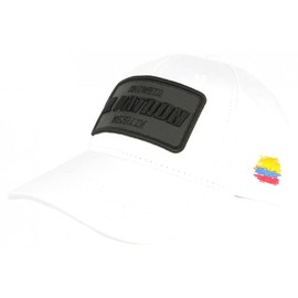 SKR Cap El Patron White Black Reflective Colombia Baseball - Unisex, White