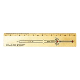 Dragon Quest Metal Ruler 5.9 inches (15 cm) Lotto Sword ~35th Anniversary Version~ Gold