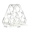NUTNAPH Countertop Wine Rack Acrylic for 6 Bottle Storage Tabletop