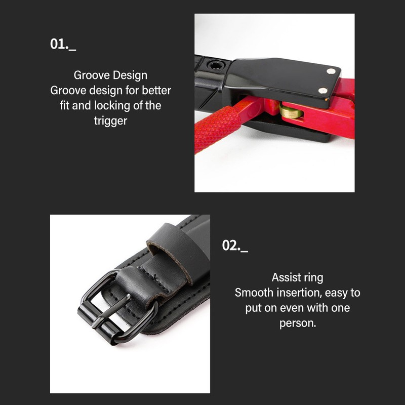 Archery Release Aid PU Iron High Stability Bow Release Wrist