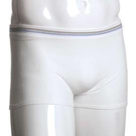 MediChoice Incontinence Underwear, Holds Liners and Pads in Place, Seamless Knit, Mesh, Polyester Spandex, Small to Medium, Brown Blue (Pack of 2)