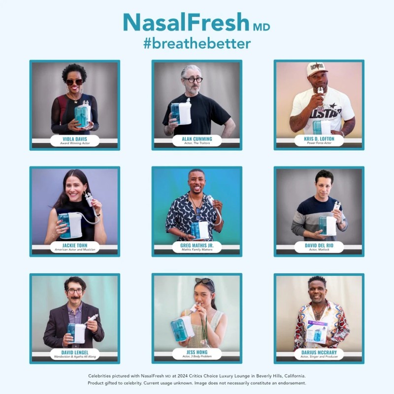 NASALFRESH MD - Dual Powered Nasal Irrigation System Nasal Rinse