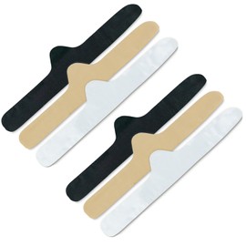 More of Me to Love Cotton and Viscose Blend Bra Liners (XX-Large, 6-Pack, Black/White/Beige) - Super Soft, Sweat-Wicking