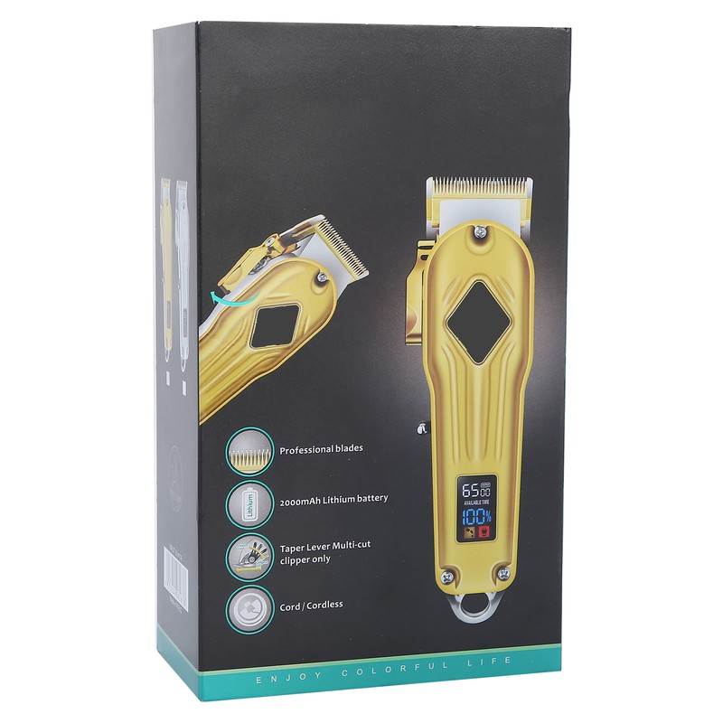Professional Electric Hair Clipper LED Display Hair Trimmer Cutting Machine