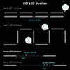 WOBANE Kitchen LED Under-Unit Light, 8 x 30 cm LED