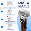 5-Piece Clipper Guard Comb for Wide A5 Blade, Compatible with