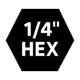 Century Drill & Tool 86608 Impact Pro Quick Change Masonry Drill Bit, 1/8" x 3-3/4"