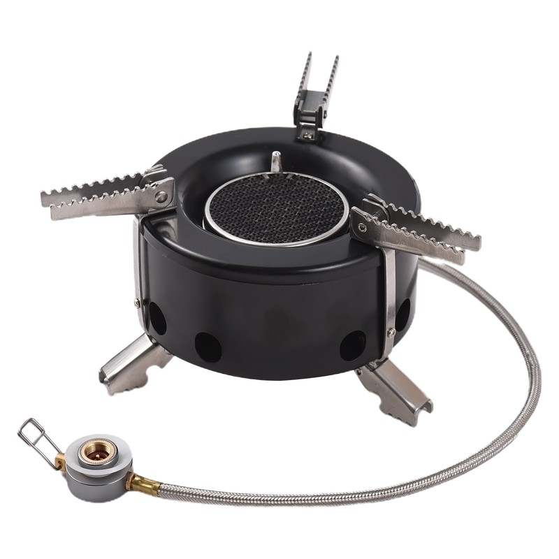 Camping Stove 6000W High-Altitude Infrared Portable Windproof Gas Stove for