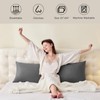 DOWNSTORIA Body Pillow Pillowcase, Ultra Soft Microfiber Long Pillow Cover,