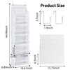 Bounlgsr 6 Large Hanging Yarn Storage Organizer with Double Zippers,10