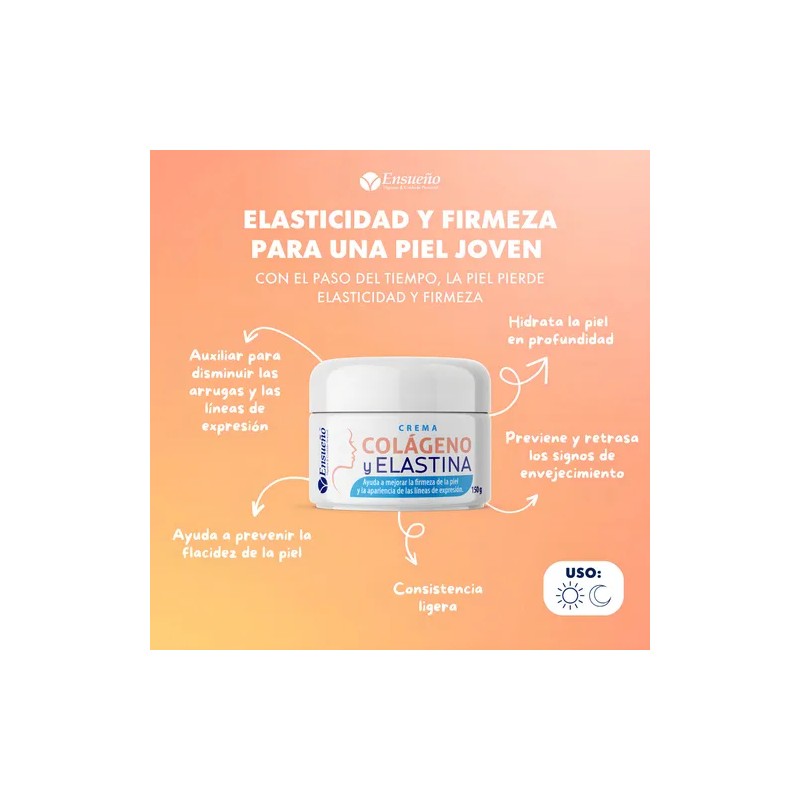 Crema Colgeno Y Elastina Ensueo 150g