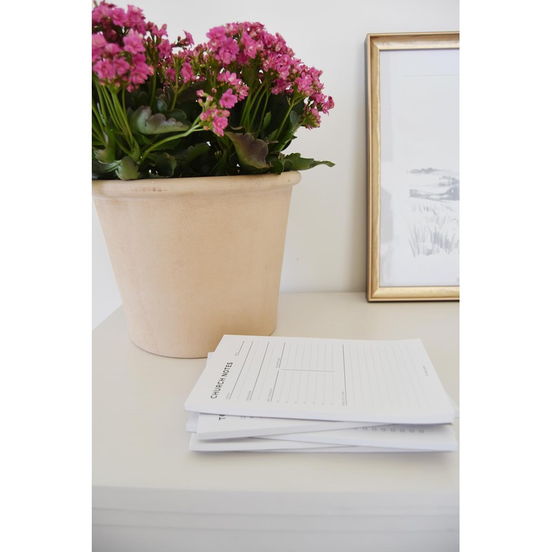 Todaisy Paper Church Notes Notepad 5.5 x 8.5 Tear Away