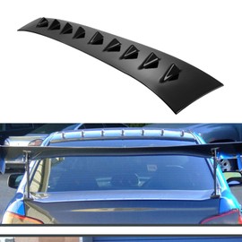 cciyu Rear Roof Window Spoiler Wing Roof Top Shark Fin Spoiler Fits for 2002-2007 for Subaru Impreza Rear Bumper Chassis Spoiler Shark Fin Wing,Glossy Black