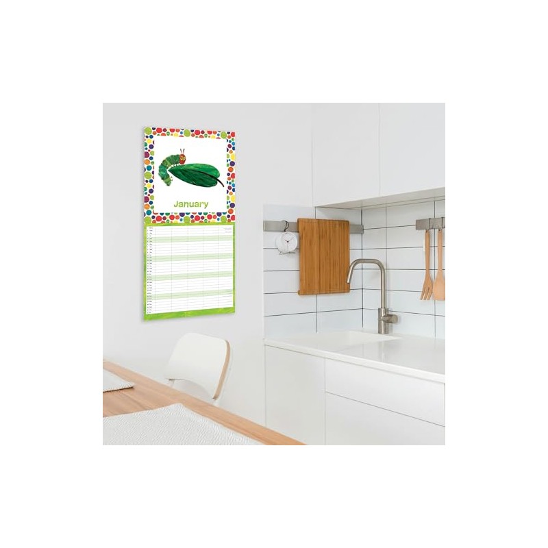 2025 Very Hungry Caterpillar Square Family Calendar