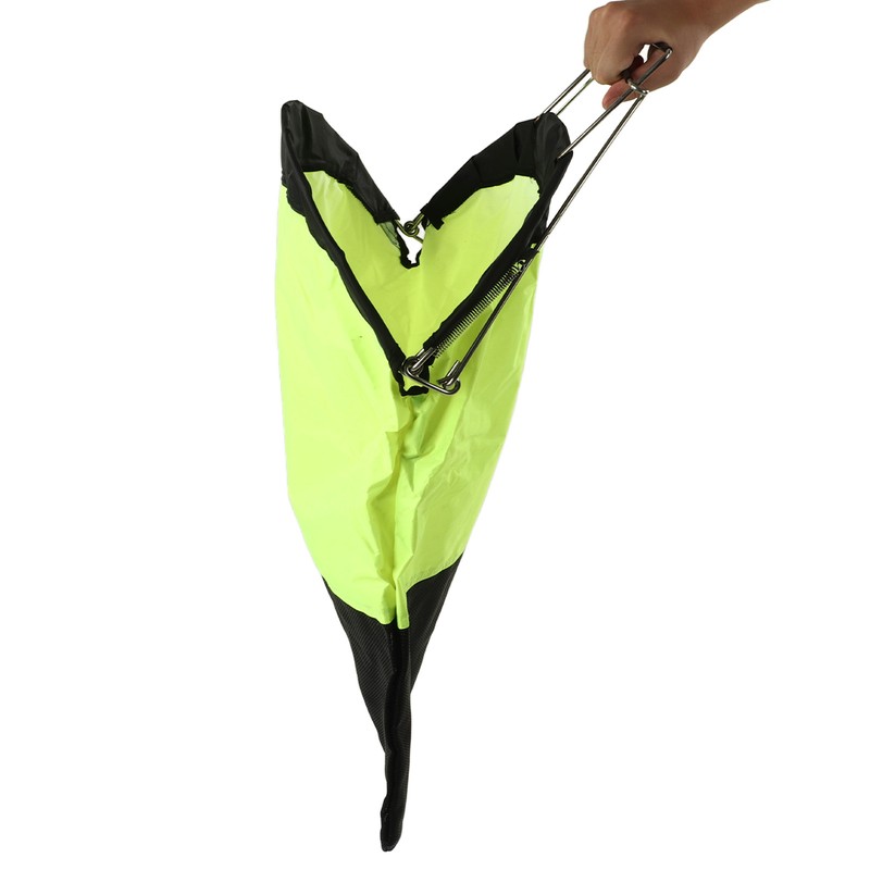 Diving Fish Catch Bag Foldable Fluorescent Yellow One Hand Operation