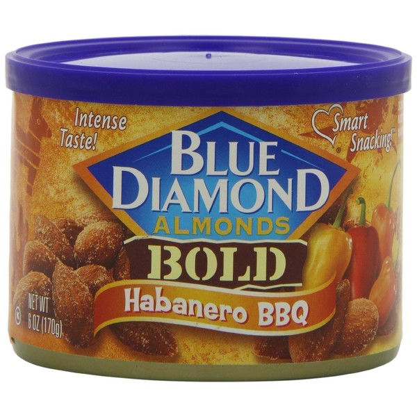 Blue Diamond Almonds Bold Habanero BBQ 6 Oz. - 2 Pack