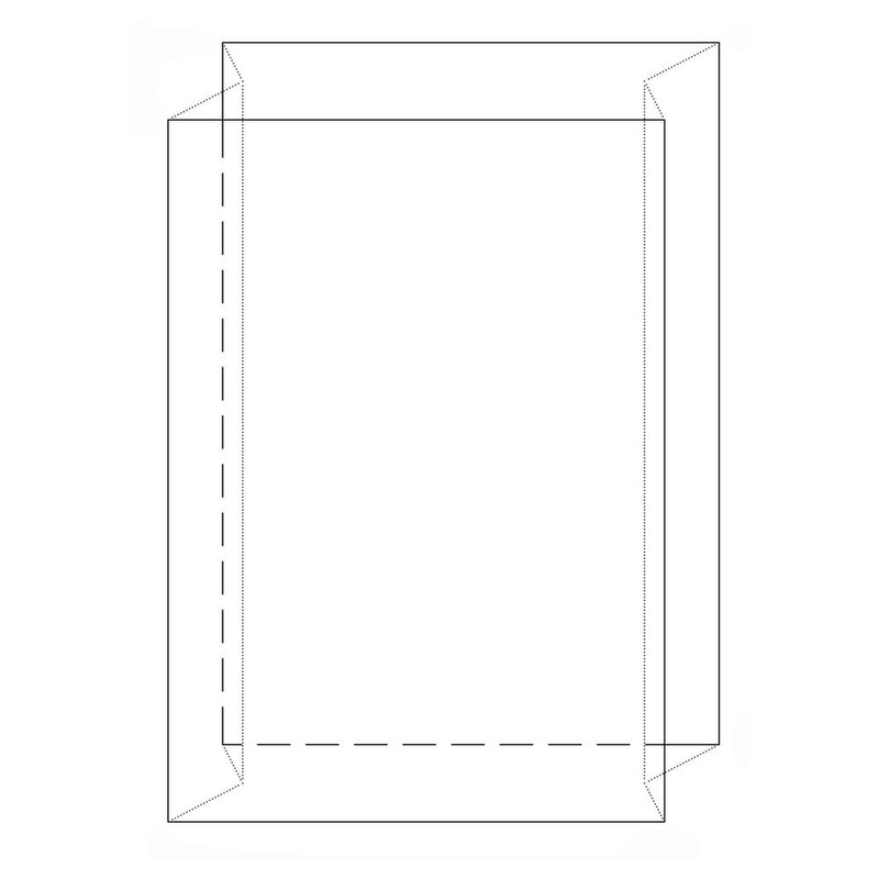 VEPATIM Pack of 100 Side Gusset Bags 600 x 400