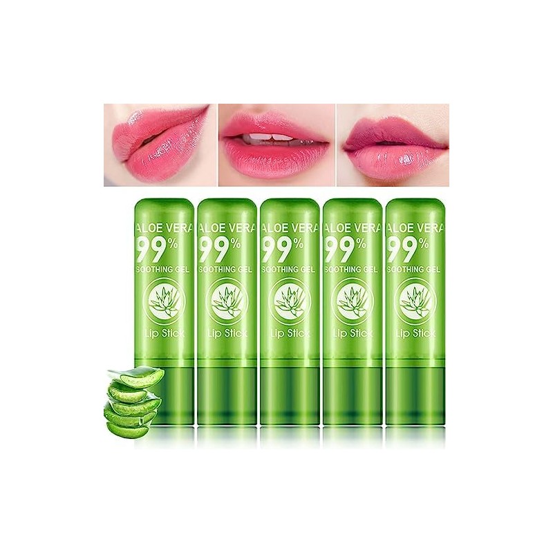5 Labiales De Aloe Vera Que Cambian De Color Para