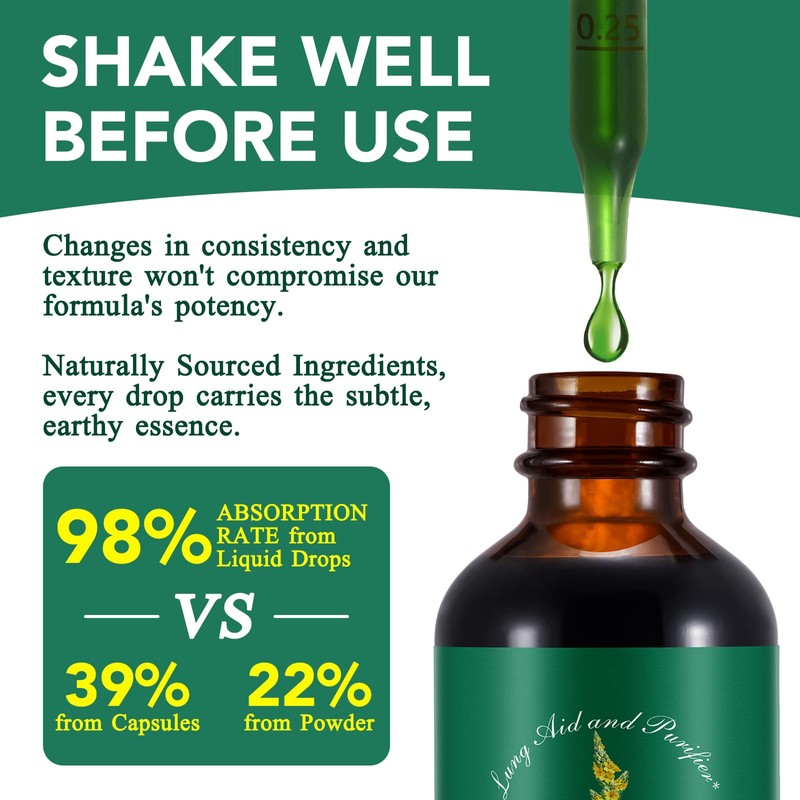 Mullein Drops Mullein Leaf Extract for Lungs Mullein Leaf Extract