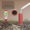 GIDIGI Soil pH Meter Replaceable Probe,Red pH Replacement Electrode with