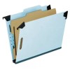 Esselte Pendaflex Hanging Classification Folder w/2 Dividers, Four-Section, Ltr Blue