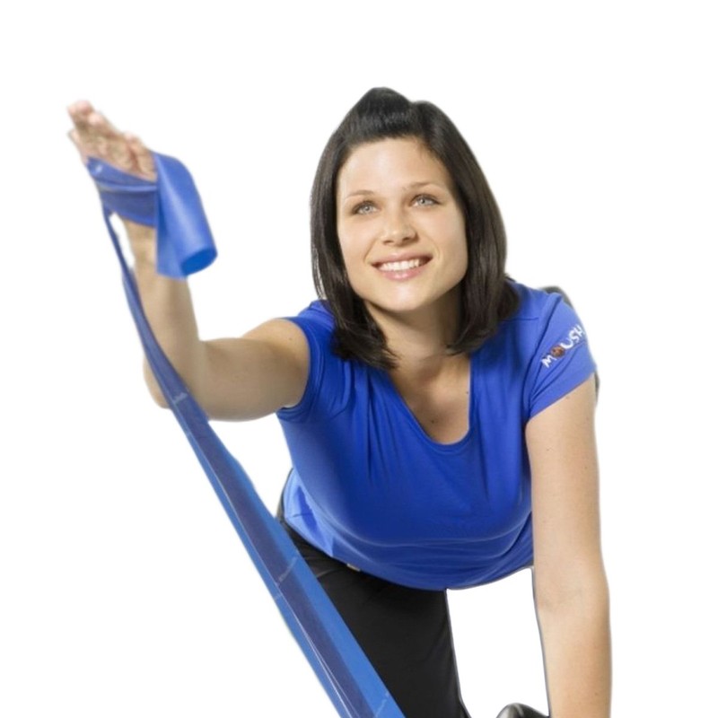 Thera-Band Exercise Band in Zipped Bag / 2.5 m, black,