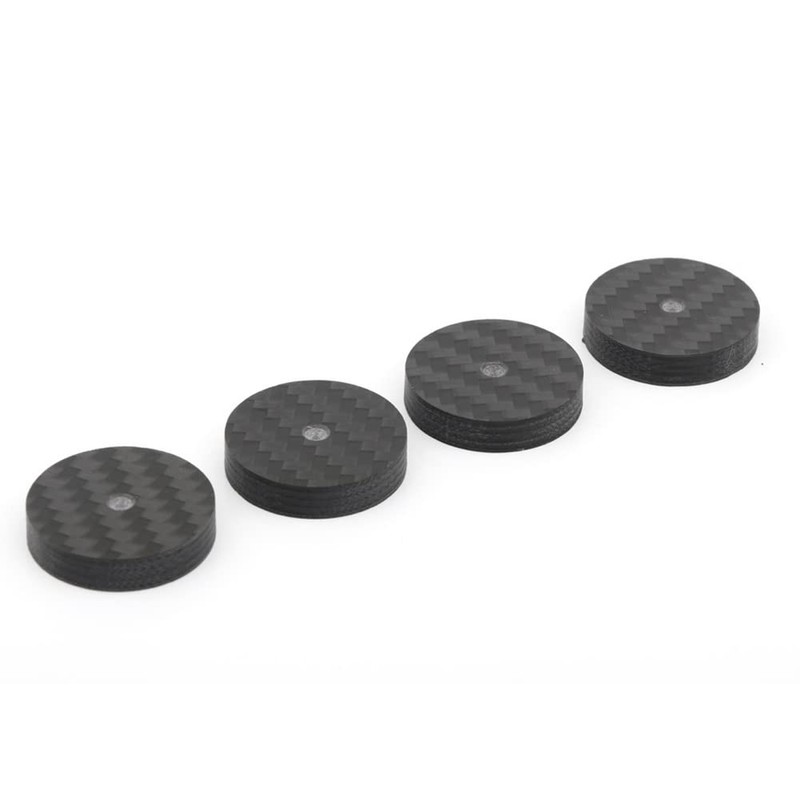 Daiilg Carbon Fiber Speaker Isolation 40x10mm Speaker Stand Feet HiFi