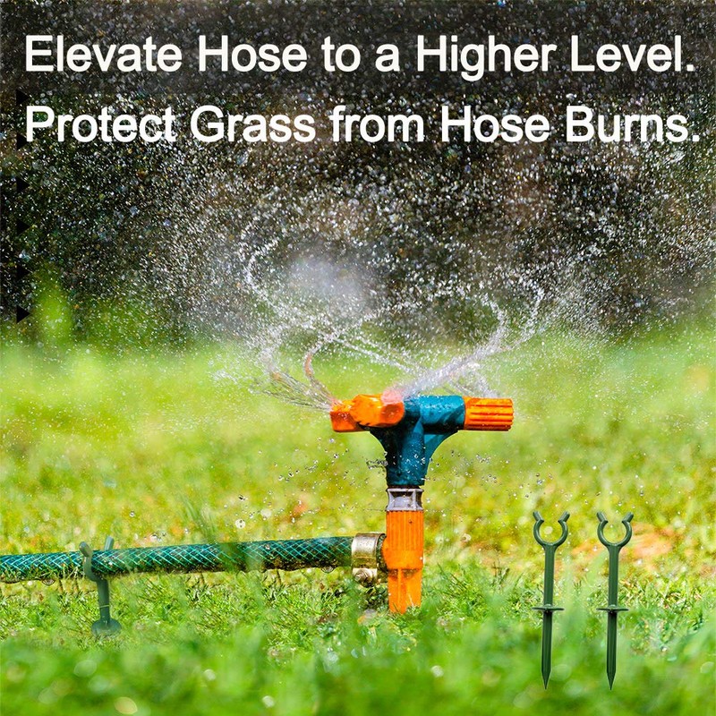 Garden Hose Guide Stakes Set of 10 - Heavy Duty