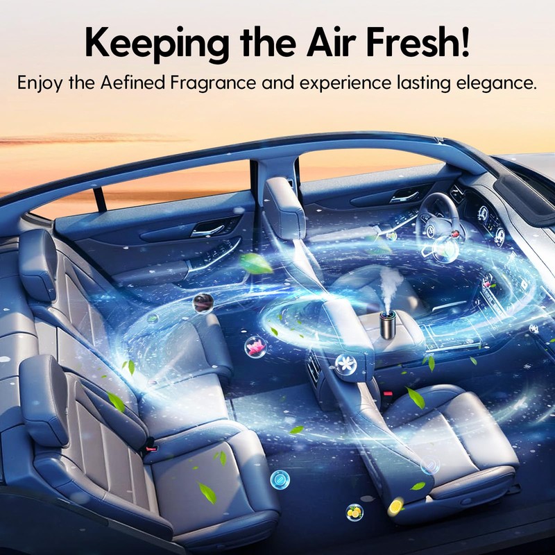 Smart Car Air Freshener Refill 50ml (1.69OZ)- Car Diffuser Perfume