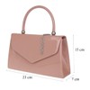 Girly Handbags Womens Patent Clutch Bag Handbag Small Hard Case