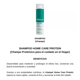 Let Me Be Post-alisado Hidratante Champú Home Care Protein Let Me Be