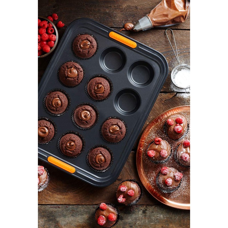 LE CREUSET 12 Cup Muffin Tray, 1 Each