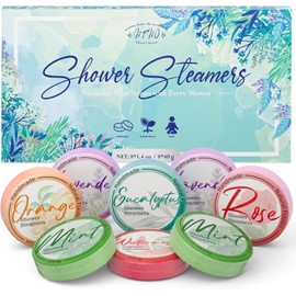 Shower Steamers Aromatherapy 8 Pack - Gifts for Women, Shower Bombs with Essential Oils, Self Care and Stress Relief Stocking Stuffers, Relaxation Birthday Gifts for Women and Men