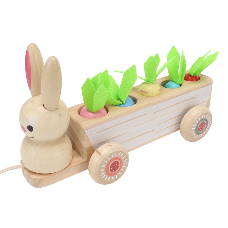 Toddler Radish Matching Car Toy Baby Safe Infant Robust Wooden