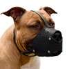 CollarDirect Leather Basket Dog Muzzle for German Shepherd Staffordshire Terrier