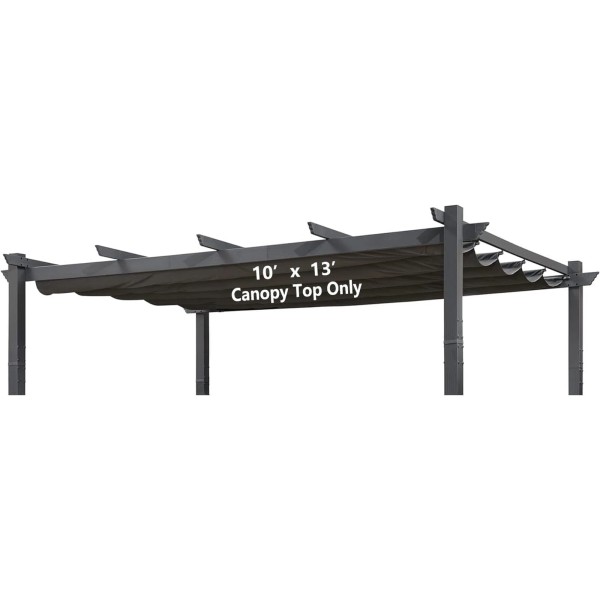 Does not apply Pergola Shade Cover, Retractable Pergola Canopy for