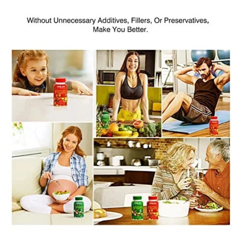 Horjoy 2 Pack Horjoy Fruits & Veggies 90 Capsules Each