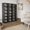 Mavivegue Bookcase, 18-Cube Extra Large Book Shelf, DIY Cube Storage