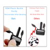 ONE WVW PIN Buckle 1 inch 4 Set, Quick Side