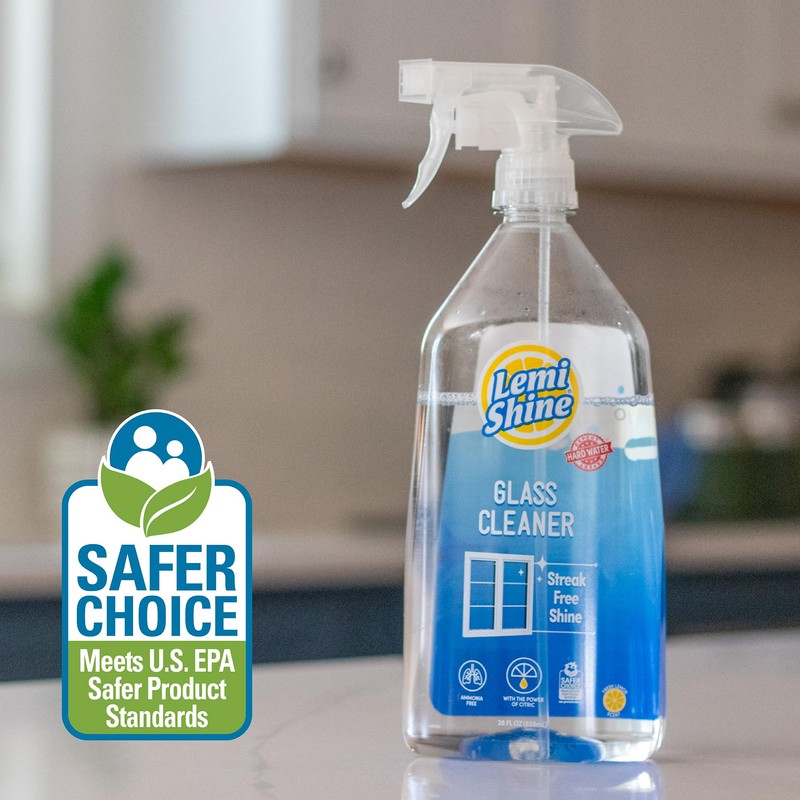 Lemi Shine Glass & Surface Cleaner - Multi-Surface Glass Cleaner