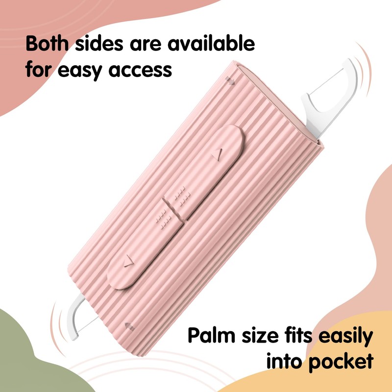RAZOKO Dental Floss Portable Case, Storage 10 Picks Floss in
