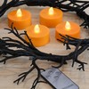 LumaBase Extra Large Battery Operated Tea Lights with Remote Control,