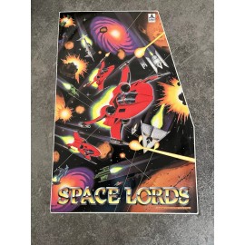 Atari Space Lords arcade game side art, Atari 1992