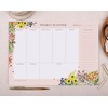 Making Meadows | Pink Floral Weekly Planner Pad | Flower